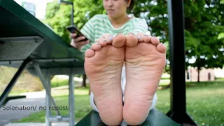 Madoka's size 8 and half soles return!! " Summer feet here!!" part 3 final no audio