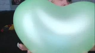 Greenheart balloon popped