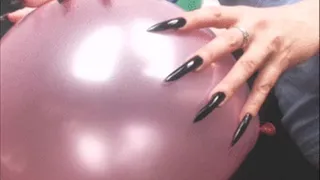pink ballon n black claws
