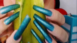 piercing fruit by nails