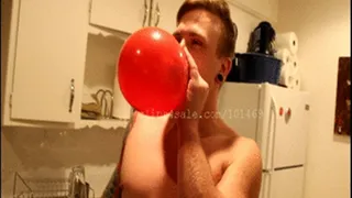 Tom Faulk Blowing Balloons Video 1