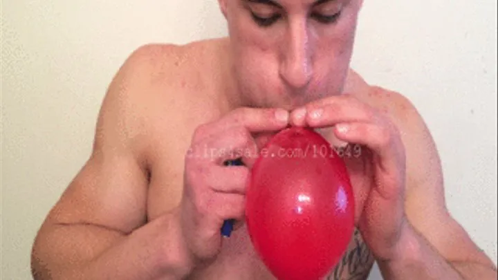 Hammer Blowing and Popping Balloons Video 1