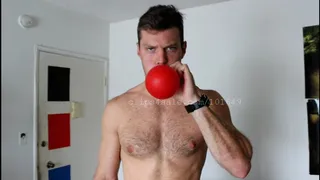 Andrew Blowing Balloons Video 1