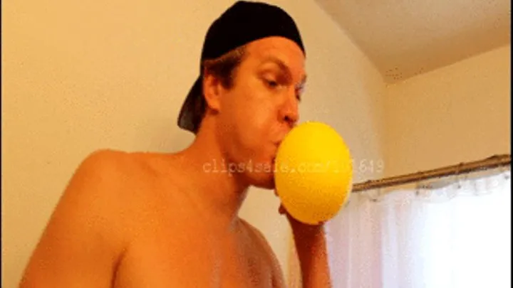 Kelly Blowing Balloons Video 3