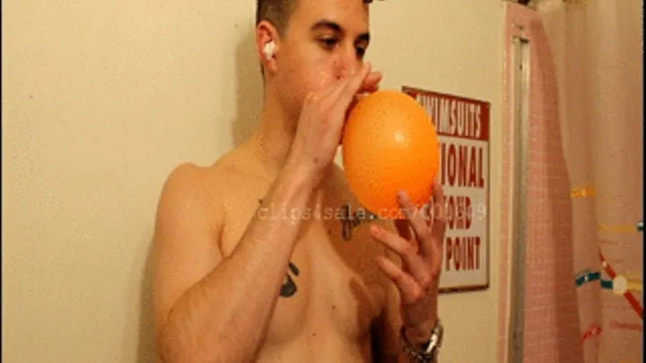 Justin Popping Balloons Video 1