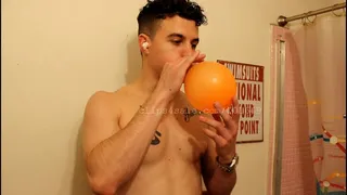 Justin Popping Balloons Video 1