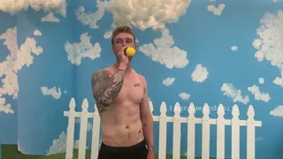 Andy Blowing Balloons Part6 Video1