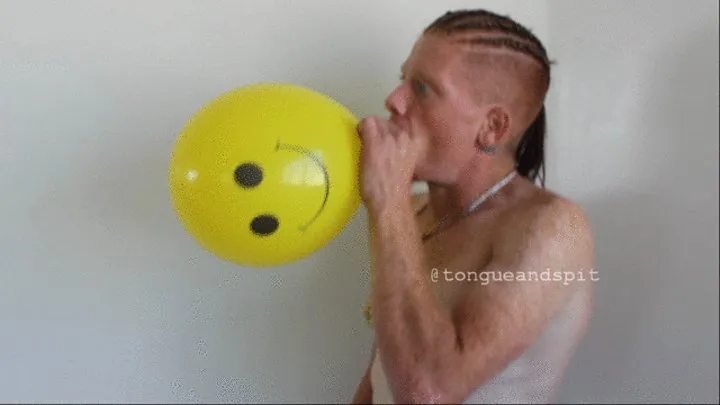 Ginger Snap Blowing Balloons Video 1