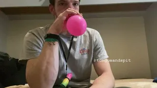 William Blowing Balloons Part9 Video1