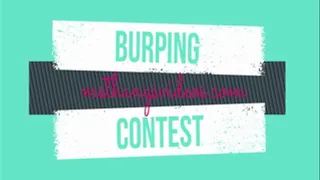 Girl/ Girl Burping Contest