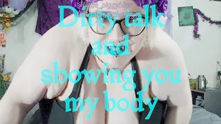 Dirty talk and showing you my SSBBW fat wet pussy