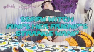 SSBBW Witch Finds Strange Wand