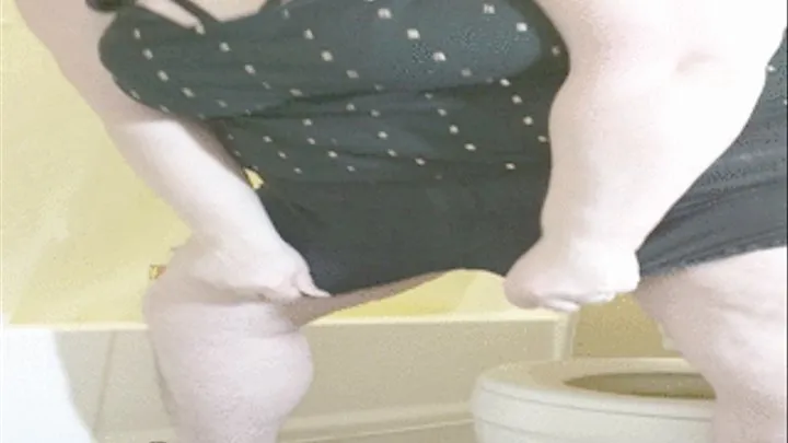 BBW strips on the toilet