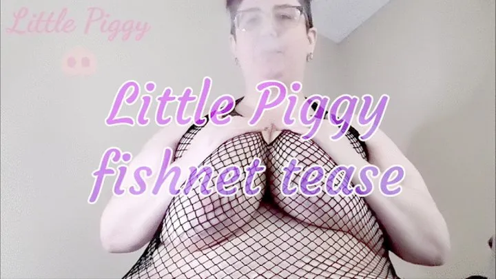 Little Piggy fishnet tease