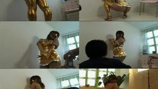 Chiharu Attracts More Spectators in Her Metallic Bikini! - Part 1 (Faster Download)