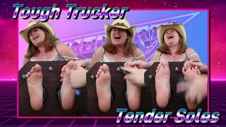 PRIVATE STASH: Tough Trucker Has Tender Soles! - "I've never had anybody tickle my feet like this before!"