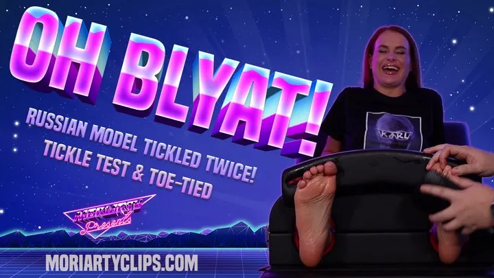 "Oh Blyat!" Russian Model Gets Tickled Twice!