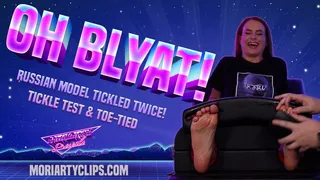 "Oh Blyat!" Russian Model Gets Tickled Twice!