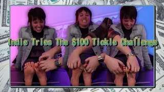 Indie's $100 Tickle Challenge - "I'm gonna win! I'm very competitive!"