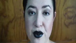 Black lipstick cuck humiliation