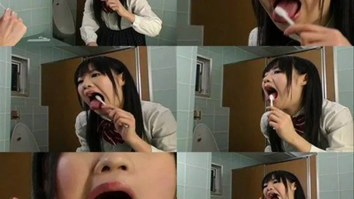 Hina Cleans her Mouth While on Break! - Full version