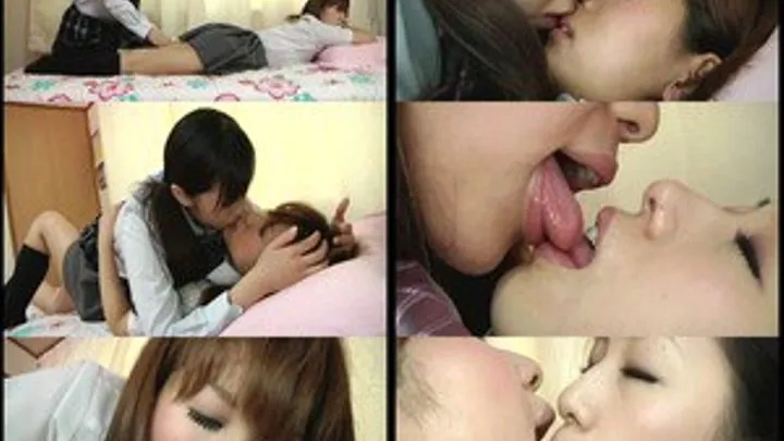 Schoolgirls Stay in the Room to Kiss!