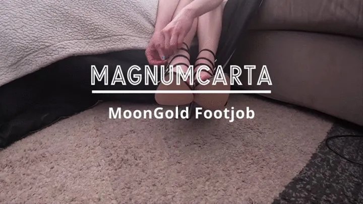 MoonGold Footjob