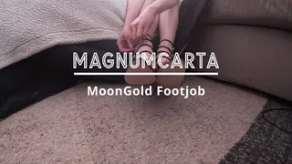MoonGold Footjob
