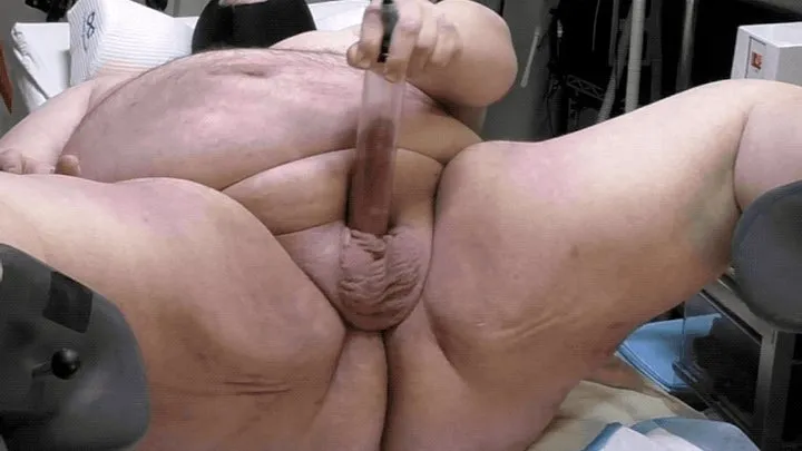 My patient suctions his tiny penis until he cums