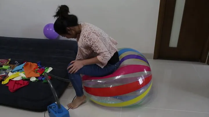 Jenny inflate her Toys 1