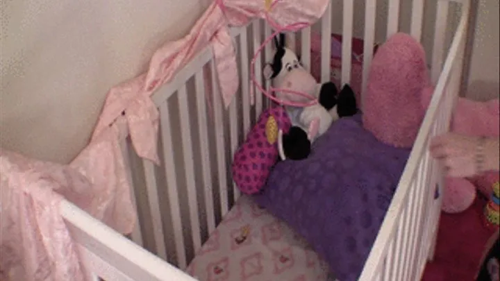 Little Emily Is Humiliated As She's Put To Bed In A Crib