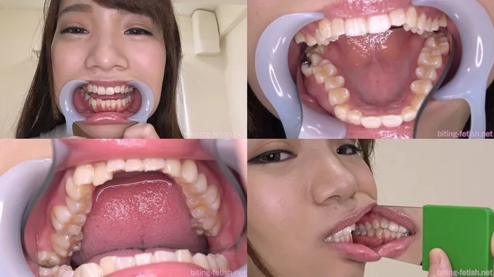 Honoka Suzumi - Watching Inside mouth of Japanese cute girl BITE-107-1