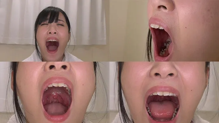 Riona Suzushiro - CLOSE-UP of Japanese cute girl YAWNING yawn-03