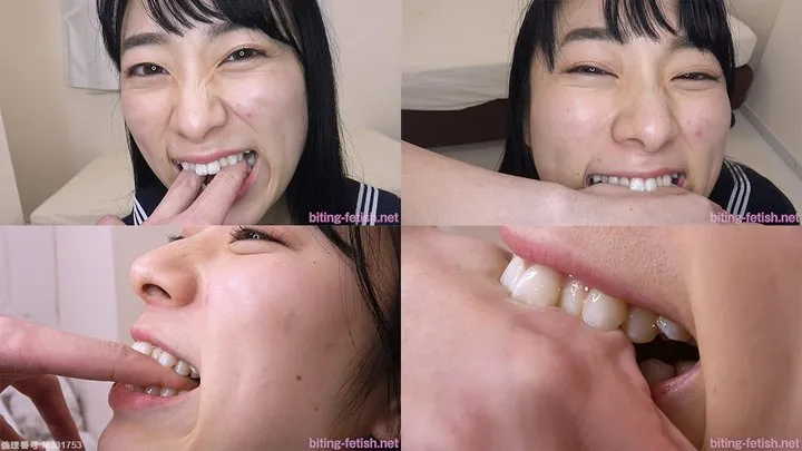 Satomi - Biting by Japanese cute girl part1 bite-150-1