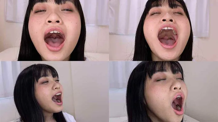 Urara Kanon - CLOSE-UP of Japanese cute girl YAWNING yawn-07