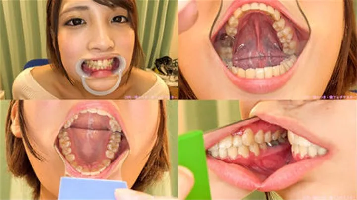 Umi - Watching Inside mouth of Japanese boyish girl