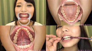 Yui - Watching Inside mouth of Japanese pretty girl