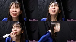 Kozue Fujita - CLOSE-UP of Japanese cute girl SNEEZING