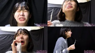 Hikage Hinata - CLOSE-UP of Japanese cute girl SNEEZING