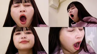 Misono Mizuhara - CLOSE-UP of Japanese cute girl YAWNING