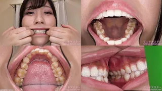 Sakura - Watching Inside mouth of Japanese cute girl bite-235-1
