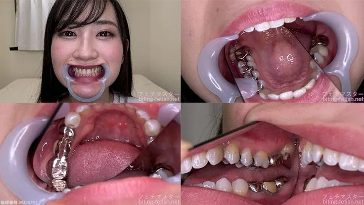 Hina - Watching Inside mouth of Japanese cute girl bite-185-1