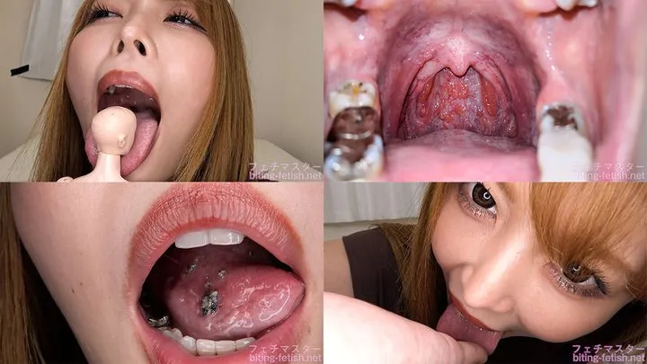 Japanese Asian Biting Mouth Fetish