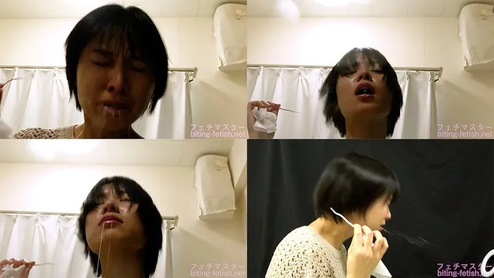 Suzu Monami - CLOSE-UP of Japanese cute girl SNEEZING sneez-22