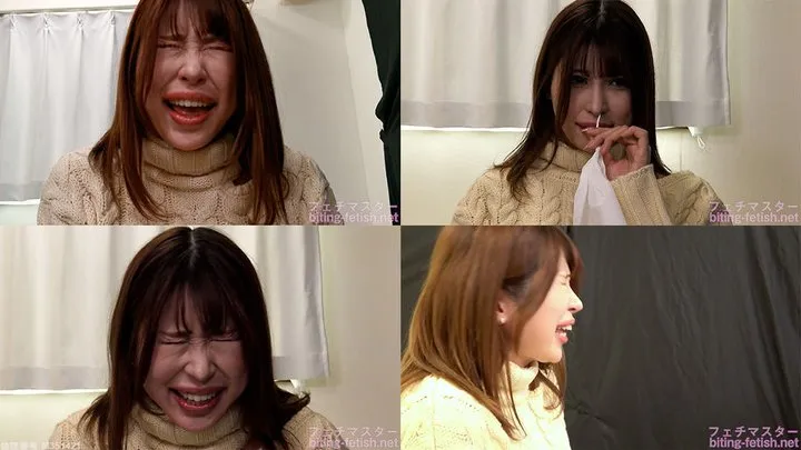 Miu Arioka - CLOSE-UP of Japanese cute girl SNEEZING sneez-18