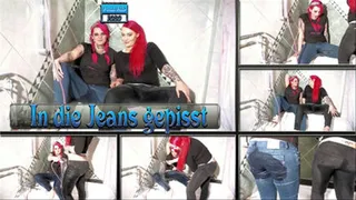 Jeans peeing