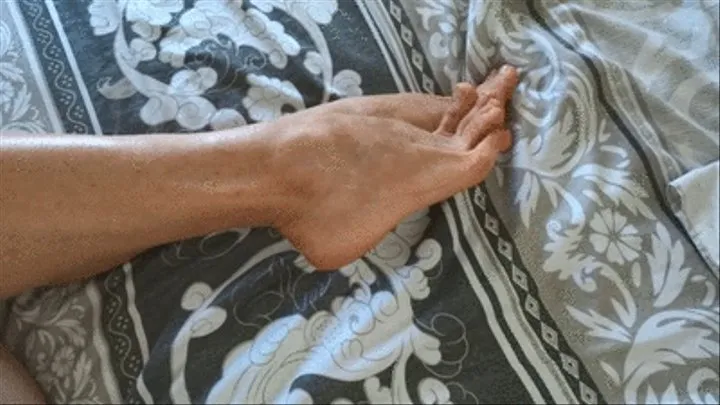 Teasing you with my sexy soles showing their bottom and side parts.