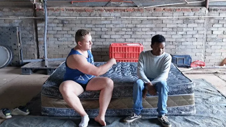 Muscle Hog Foot Domination with Twink