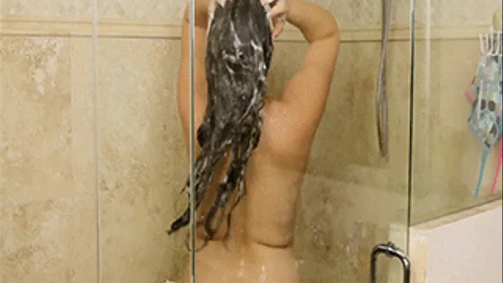 Madisin Lee in Post Shoot Hair Wash