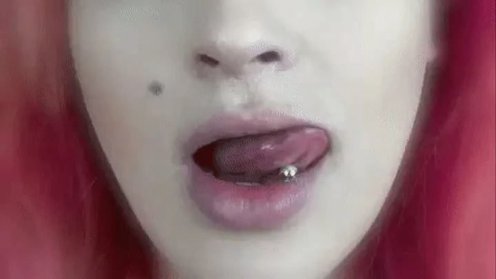 LIP FETISH | Hard for my square mouth